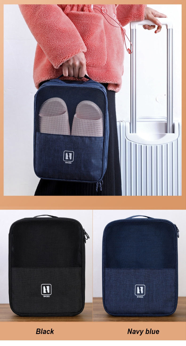 3 Layer Travel Shoe Bag Organizer.