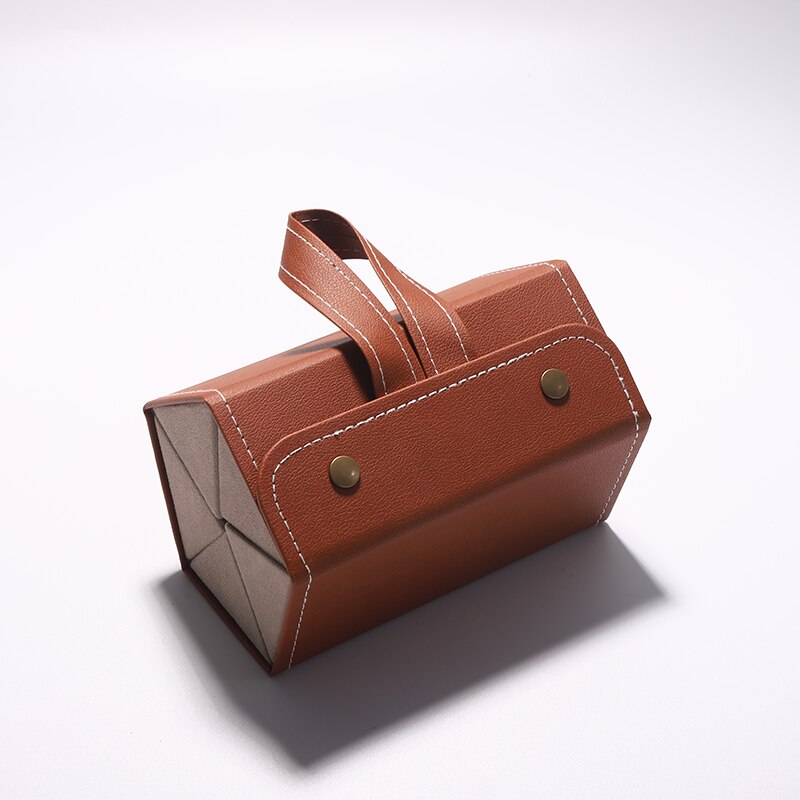 Foldable Leather Multi Eyeglass/Sunglass Organizer Case.