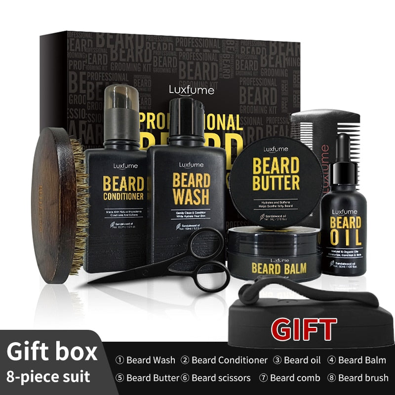 Beard maintenance kits. Variety to pick from.