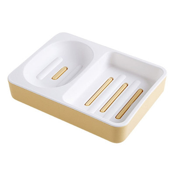 Double Layer Soap Dish. Easy to Drain and Clean.