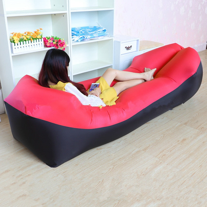 Inflatable/Waterproof Beach Lounge OR Air Bed with Carrying Bag.