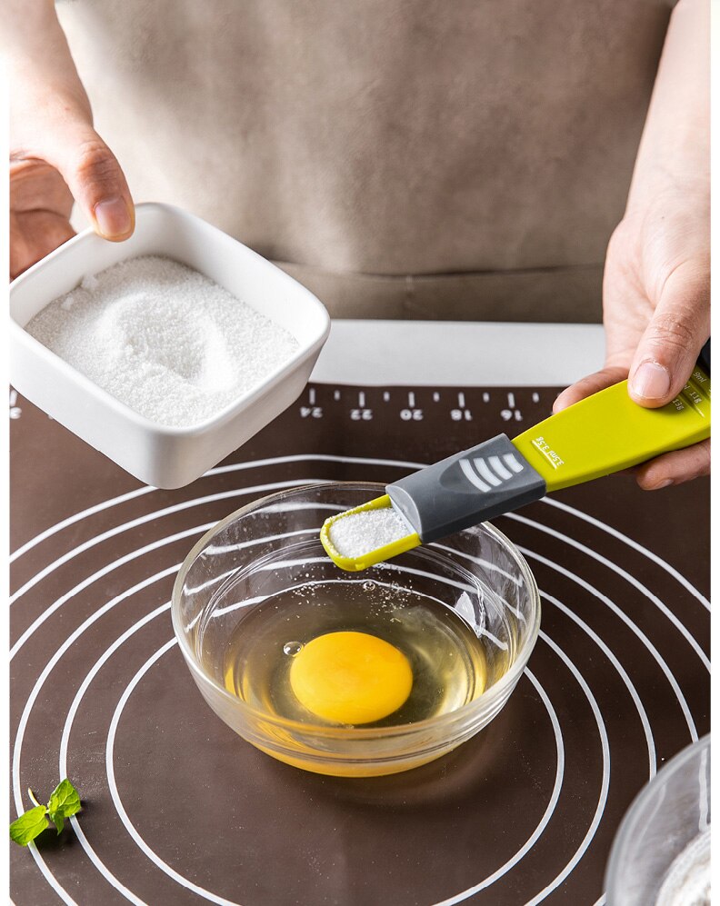 adjustable nine stall double ended measuring spoon