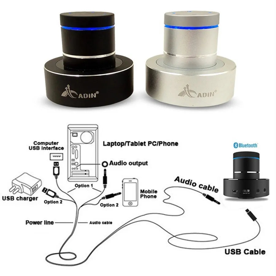 Adin 26w Vibro Wireless Min Bluetooth Speaker.