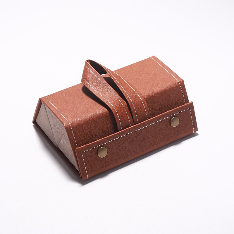 Foldable Leather Multi Eyeglass/Sunglass Organizer Case.