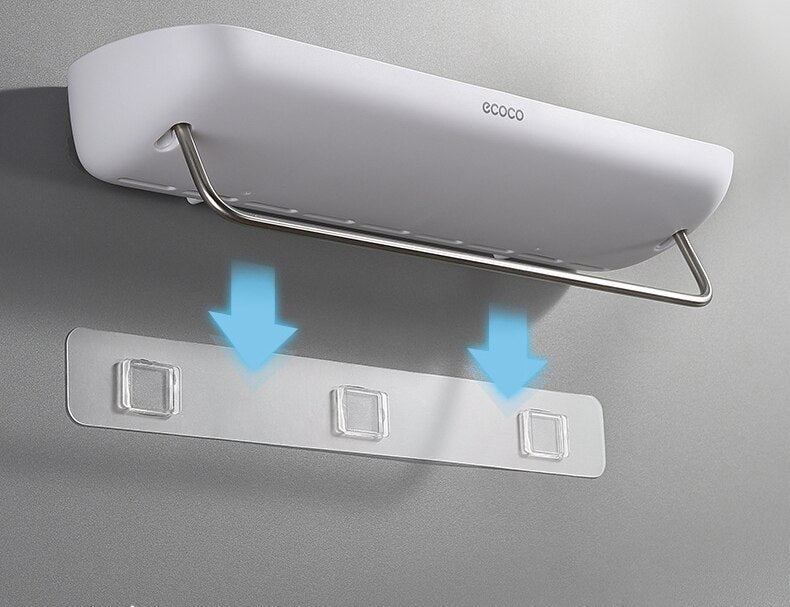 Bathroom/Kitchen Wall Mounted Shelf With Or Without Towel Bar.