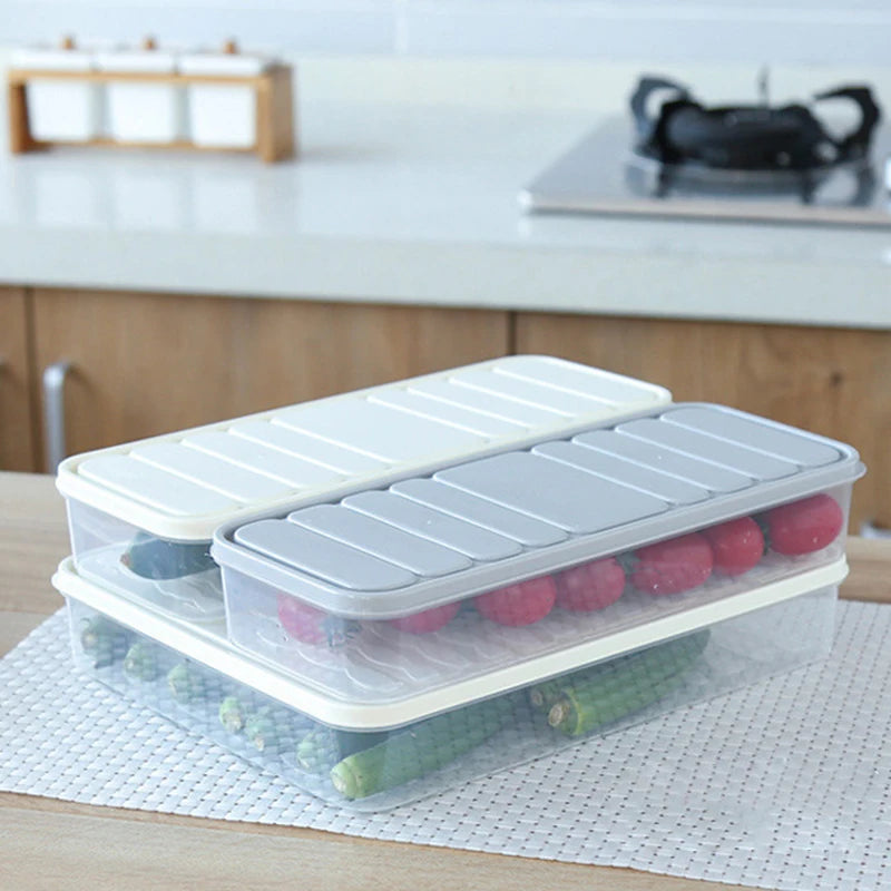 Transparent Stackable Food Saver Box With Lid