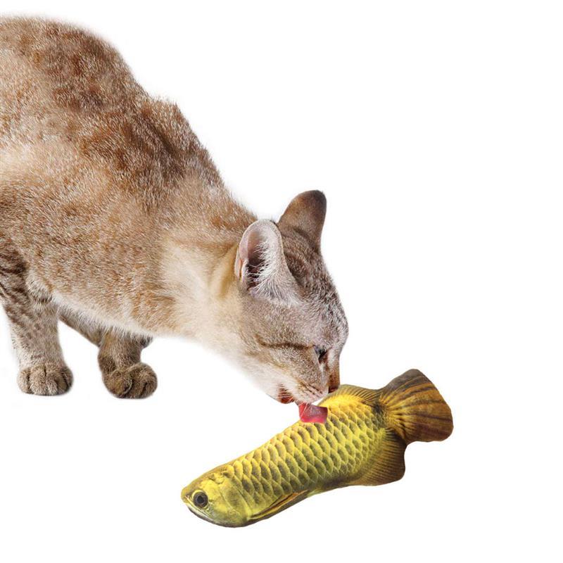 3D Fish Plush Cat Toy.