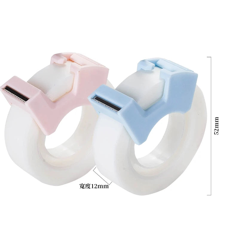 2pcs/pack  Transparent Tape with Dispenser