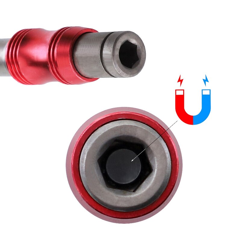 Hex Shank Magnetic 20 degree angle Screwdriver and extension.