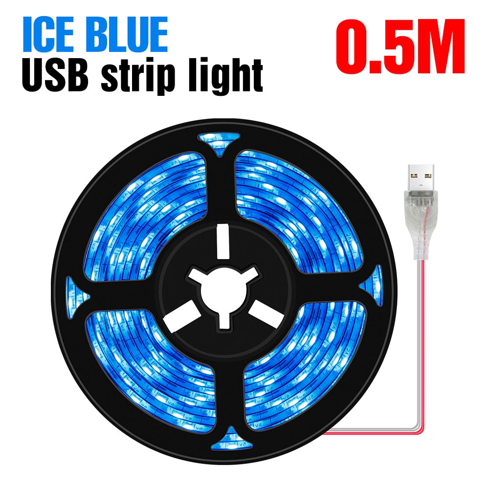 LED/USB Full Spectrum Phyto Lamp 5V with Grow Light Strip 0.5m 1m 2m 3m.