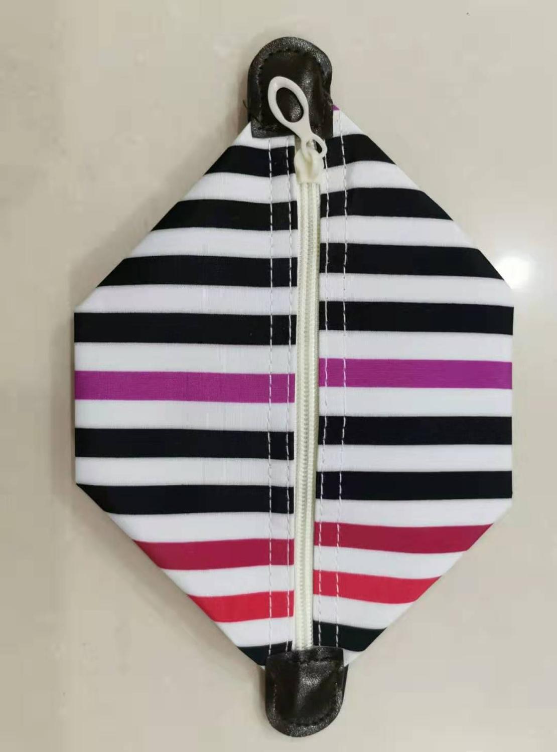 Women's Waterproof Nylon Foldable Toiletry Travel Bag.