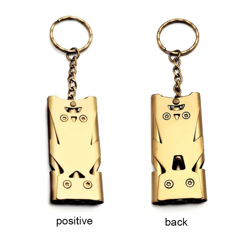 1 Pcs Double Pipe Whistle with High Decibel For Emergencies And Camping.