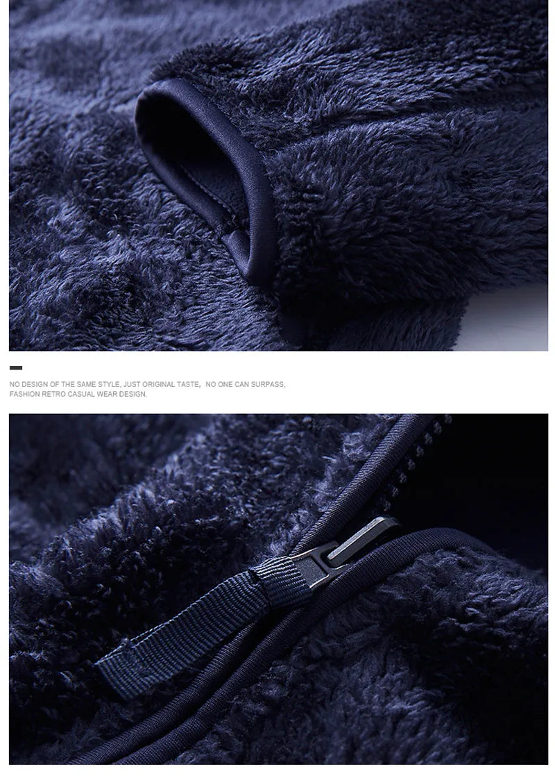 Women's Warm Reversible Polar Coats.