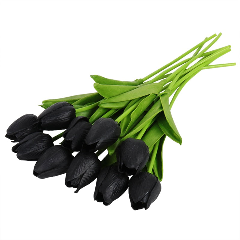 10/20pcs Artificial Tulips Bouquets For Home/Wedding Decoration.