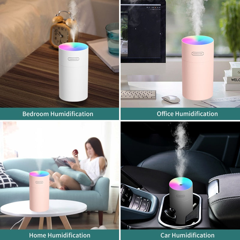 HiPiCok  USB Ultrasonic Air Humidifier Or Aromatherapy Oil Diffuser.