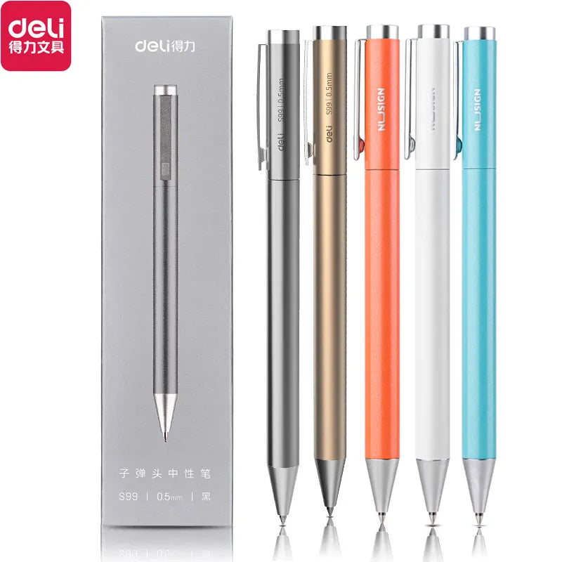 Xiaomi Ballpoint 0.5MM Deli Metal Rollerball Gel Pen