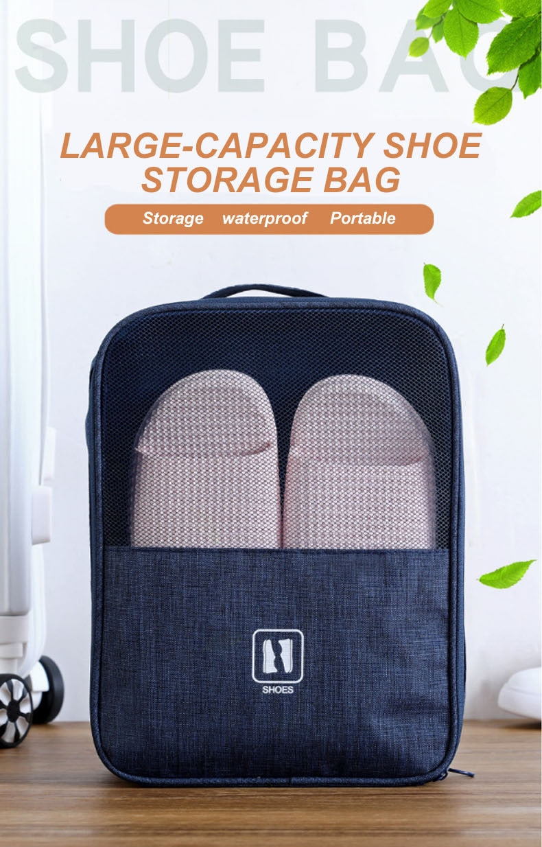 3 Layer Travel Shoe Bag Organizer.
