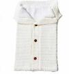 Baby Wool  Button Up Sleeping Bag, Cozy for Autumn Weather in strollers.
