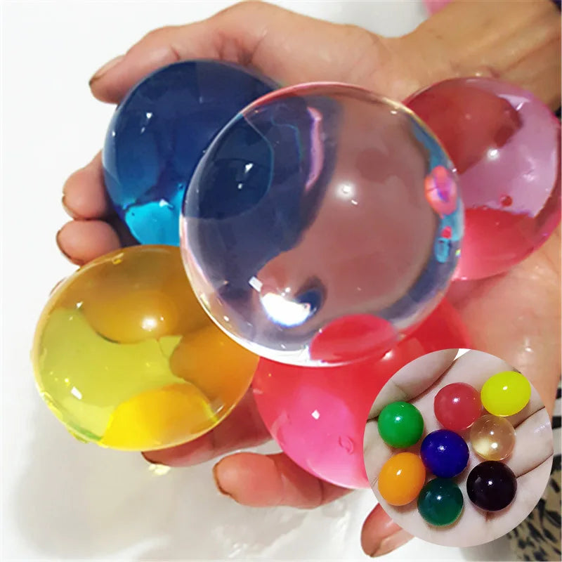 200/100/10pcs/ 3-4 cm Hydrogel Pearl Shaped Crystal Soil Water Beads