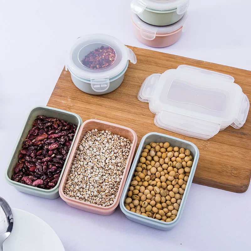 Plastic Lunch Bento OR Storage Food Box With Seal Proof Lid.