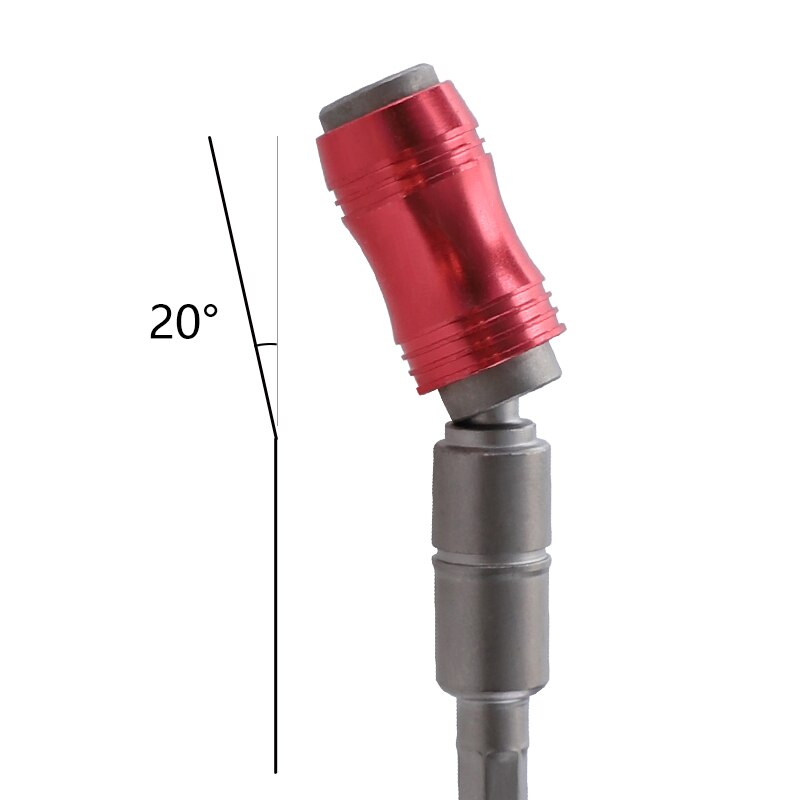 Hex Shank Magnetic 20 degree angle Screwdriver and extension.