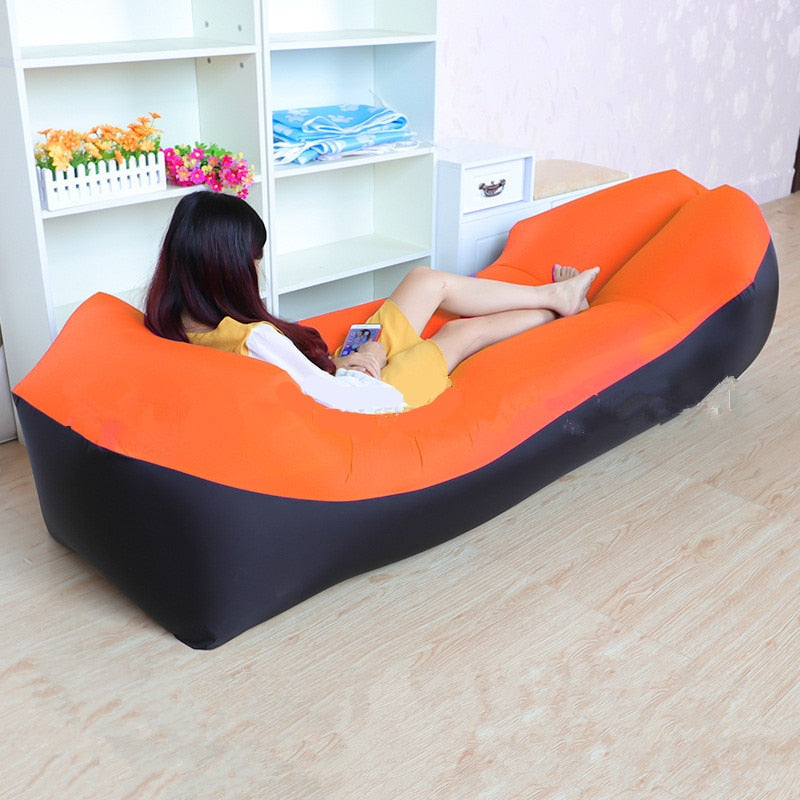 Inflatable/Waterproof Beach Lounge OR Air Bed with Carrying Bag.