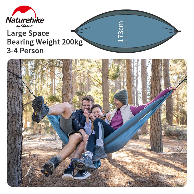 NatureHike Loading weight 200KG Ultralight Inflatable Camping Hammock.