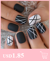 Acrylic Press On Nails. Various types such as French, Ombre, Nail Art, Glitter. Long or Short.