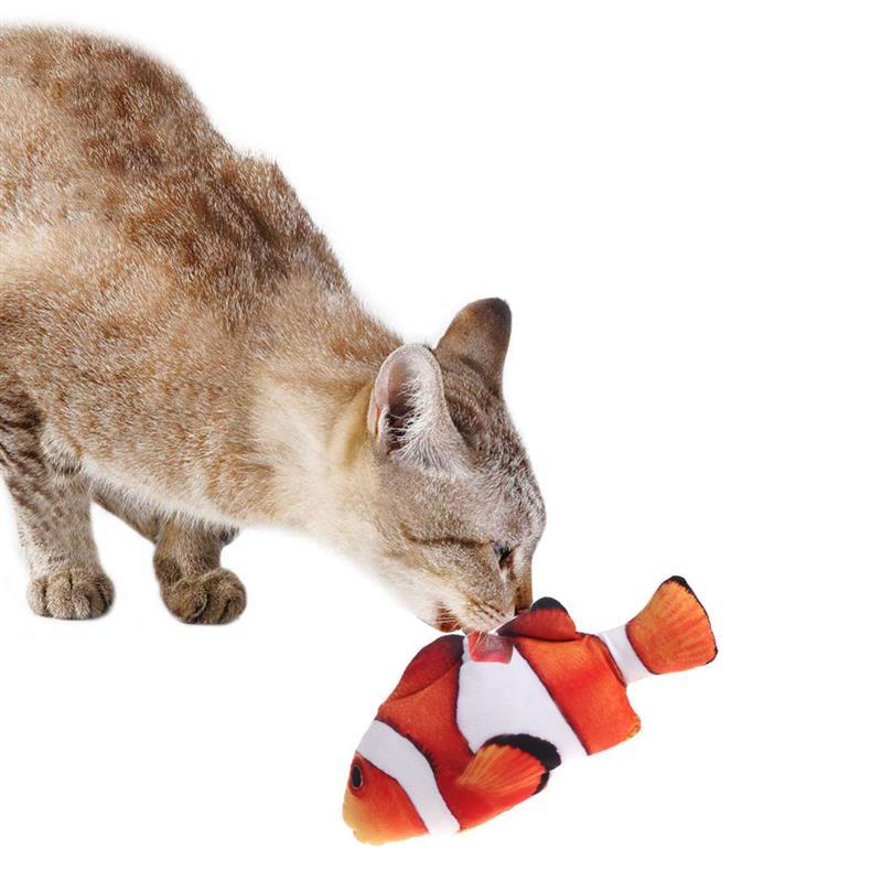 3D Fish Plush Cat Toy.