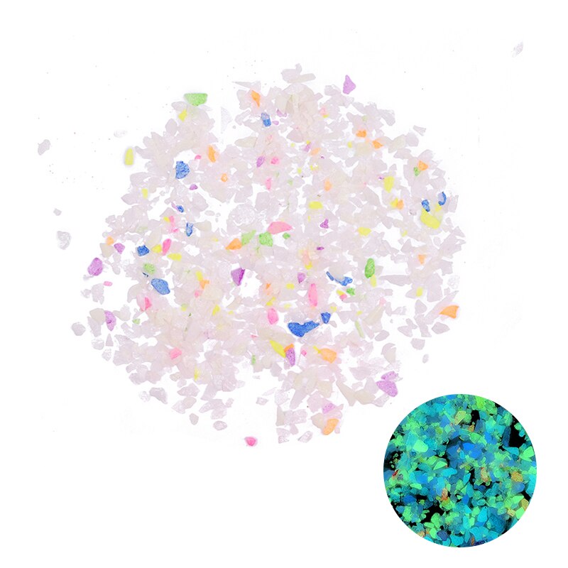 10/30g Luminous fluorescent Sand.  Glows in the dark.  Beautiful on a patio or in a garden.