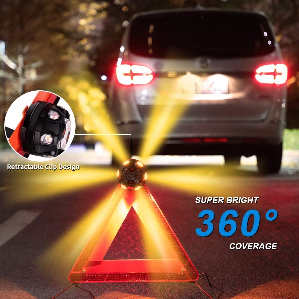 Emergency SOS LED Roadside Safety Flashing Lamp.