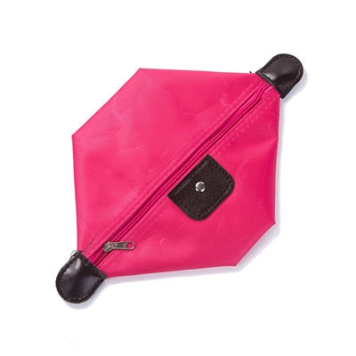 Women's Waterproof Nylon Foldable Toiletry Travel Bag.
