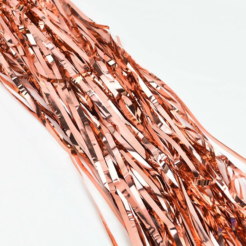 2Pack Party Metallic Foil Backdrop Curtain Decoration.  Great For Weddings, Birthdays or Showers.