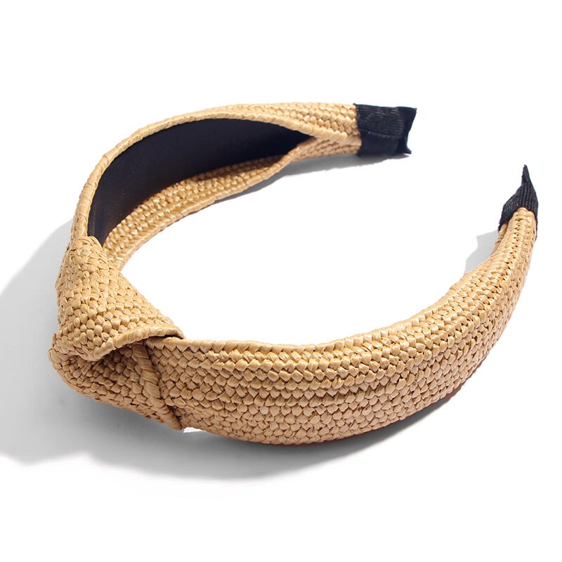Flatfoosie Handmade Straw Weaving Hair Band.