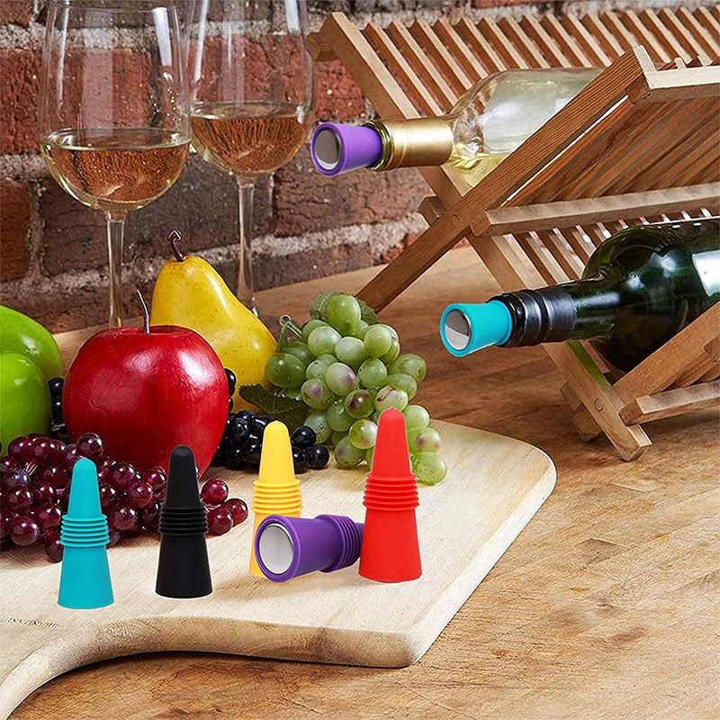 Leak Proof silicone wine bottle stopper.