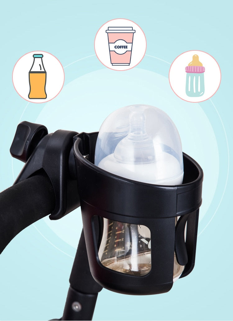 Baby Stroller mobile phone and drink holder.