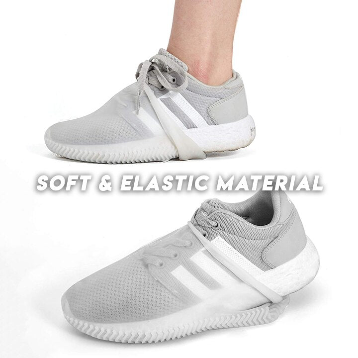 Reusable non slip, silicone outdoor shoe cover. waterproof. Great for cycling in rainy weather.