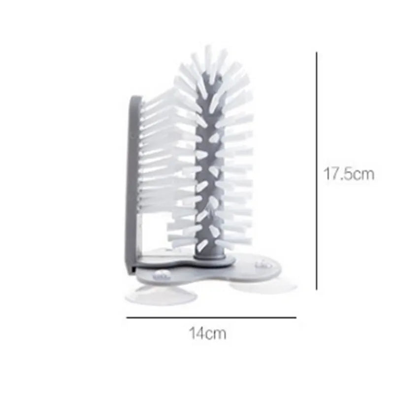 Detachable Suction Rotating Bottle Brush Cleaner