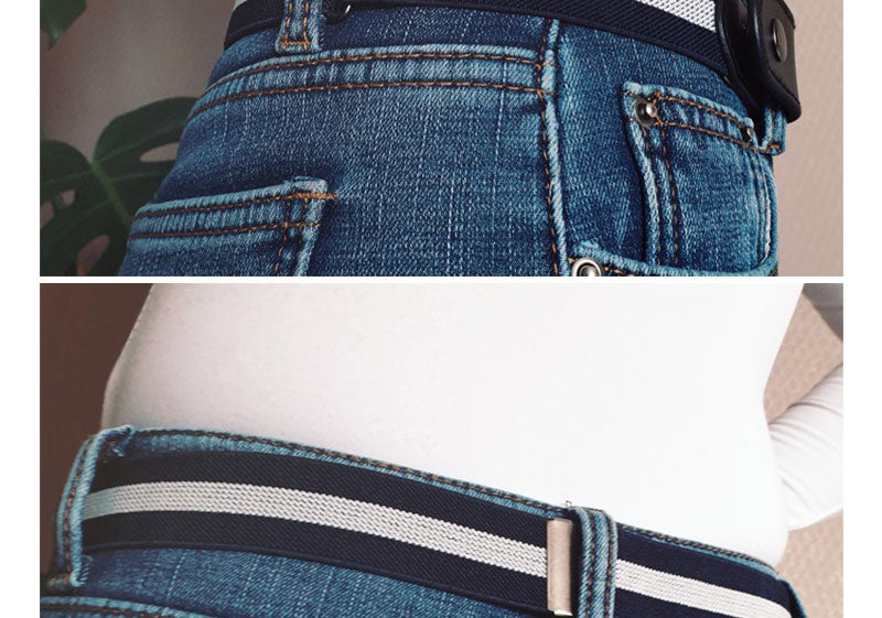 Men and Women Elastic Buckle-Free Belt for Pants.