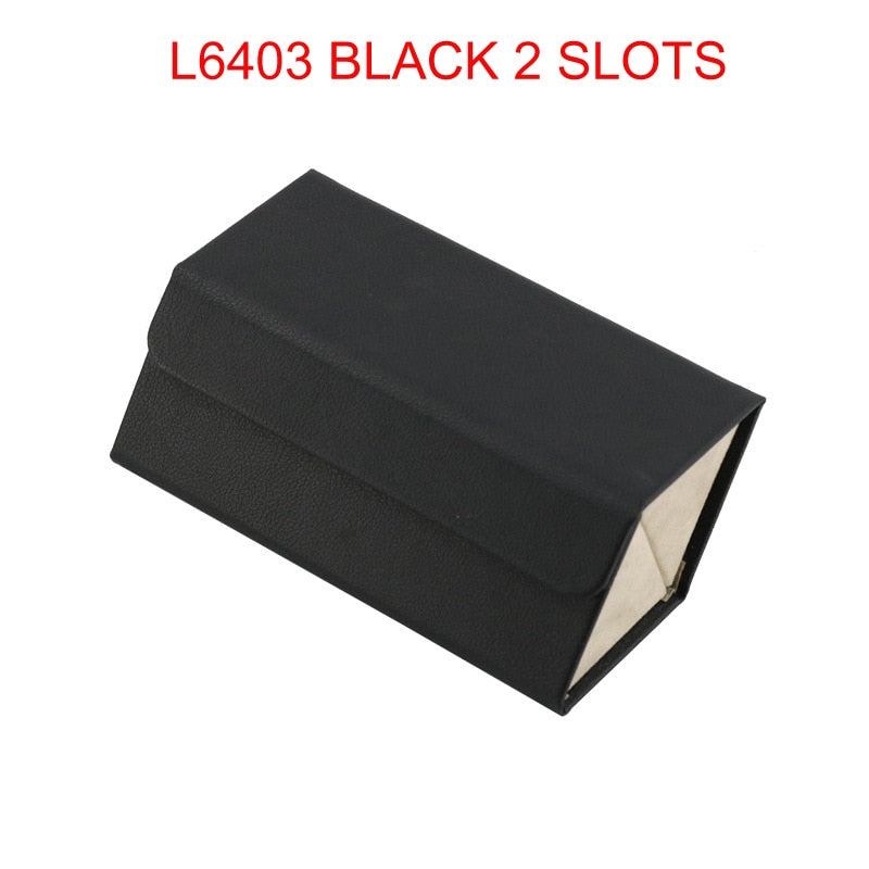 Foldable Leather Multi Eyeglass/Sunglass Organizer Case.