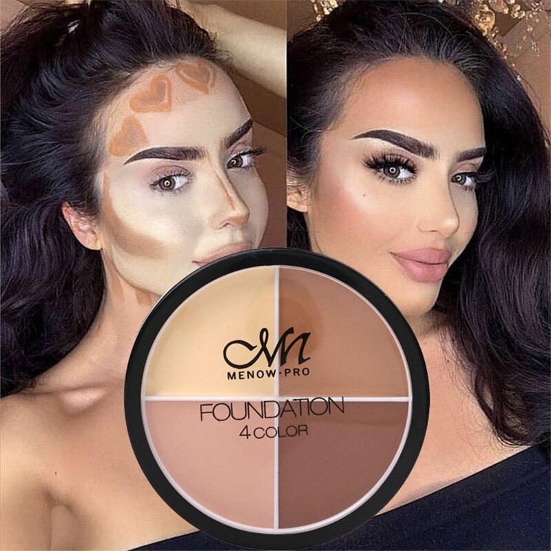 4 Colors Face Makeup Concealer/ Oil Control/Long-lasting Moisturizing Repair.