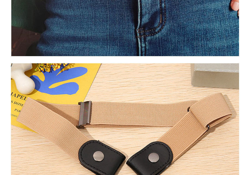 Men and Women Elastic Buckle-Free Belt for Pants.