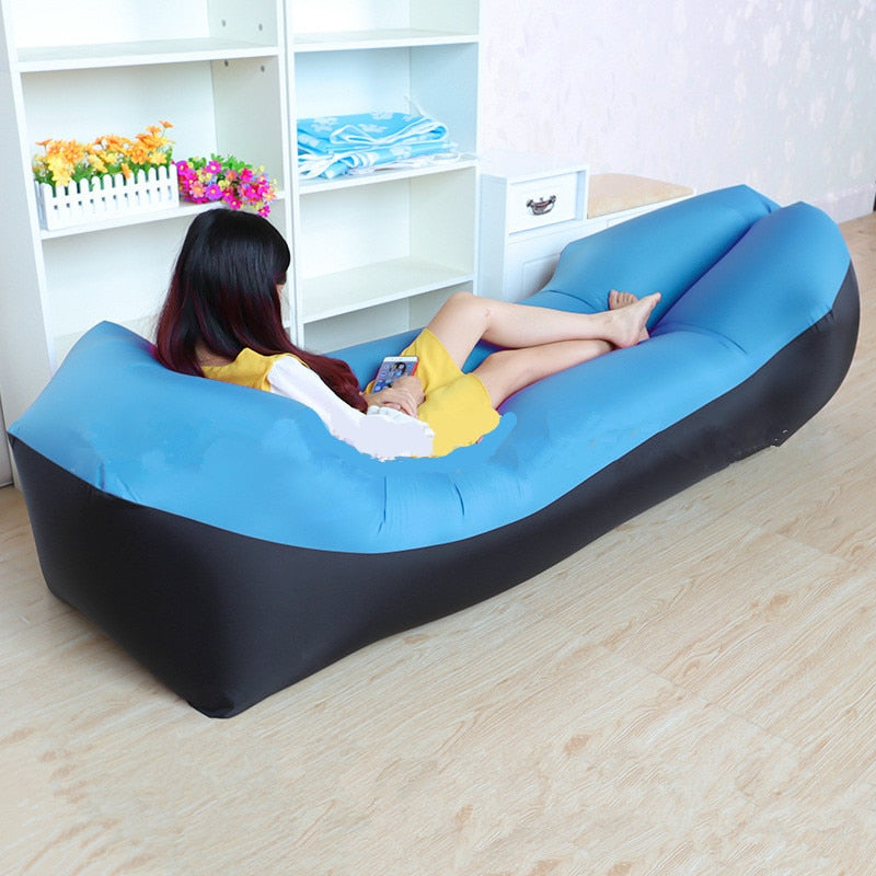 Inflatable/Waterproof Beach Lounge OR Air Bed with Carrying Bag.