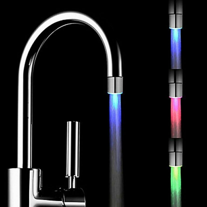 Led Water Faucet Lamp has 7 Colors Changing or 3 Color Temperature Sensor.