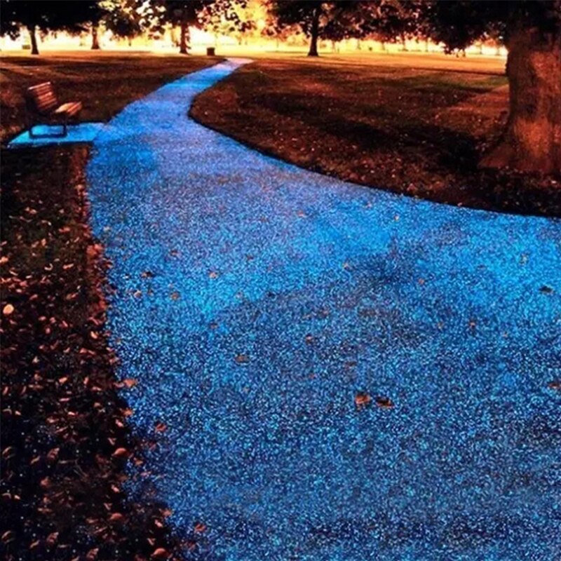 10/30g Luminous fluorescent Sand.  Glows in the dark.  Beautiful on a patio or in a garden.