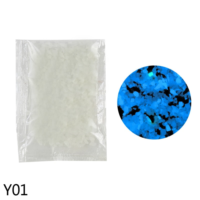 10/30g Luminous fluorescent Sand.  Glows in the dark.  Beautiful on a patio or in a garden.