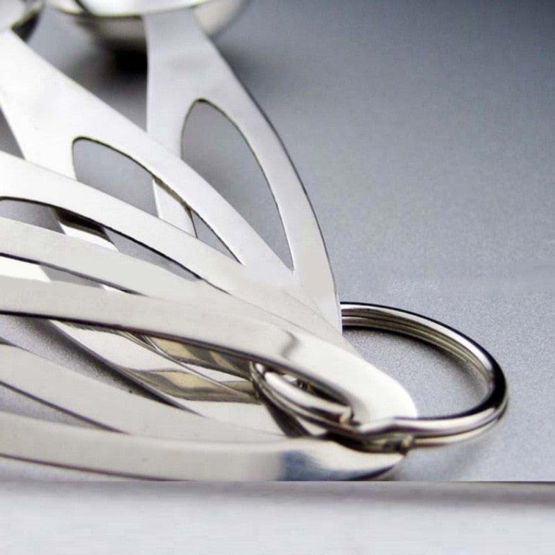 5pcs Stainless Steel Measuring Spoon Set.