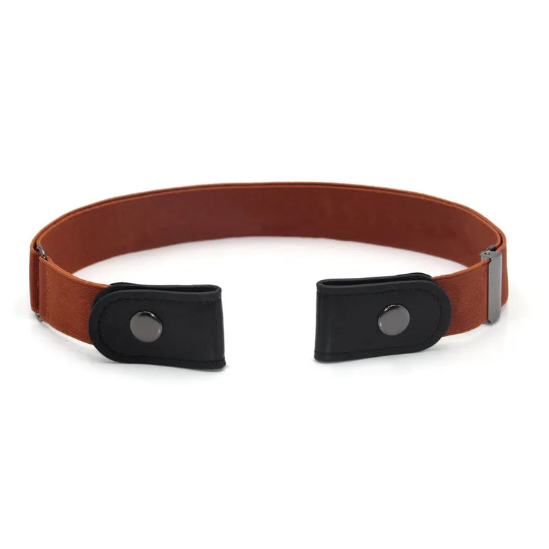 Unisex Buckle-Free Elastic Belt for Jeans Or Dress Pants.