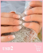 Acrylic Press On Nails. Various types such as French, Ombre, Nail Art, Glitter. Long or Short.