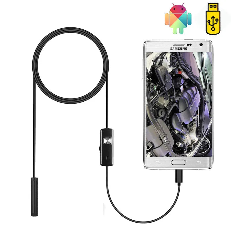 7.0/5.5 MM IP67 Waterproof Android Endoscope Camera With 6 LED Lights.